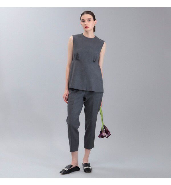 Demi-Luxe BEAMS 「E_WｸﾛｽﾍﾟﾌﾟﾗﾑNS」|シャツ・ブラウス|