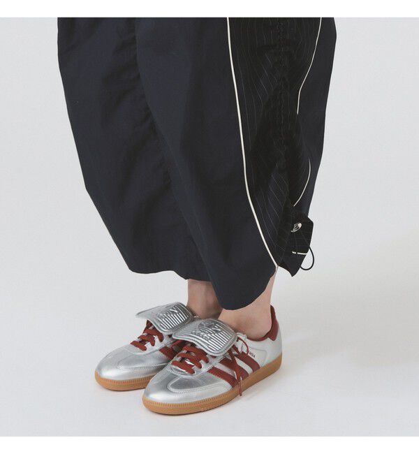 Ray BEAMS 「ストライプ キリカエ トラックスカート」|スカート|