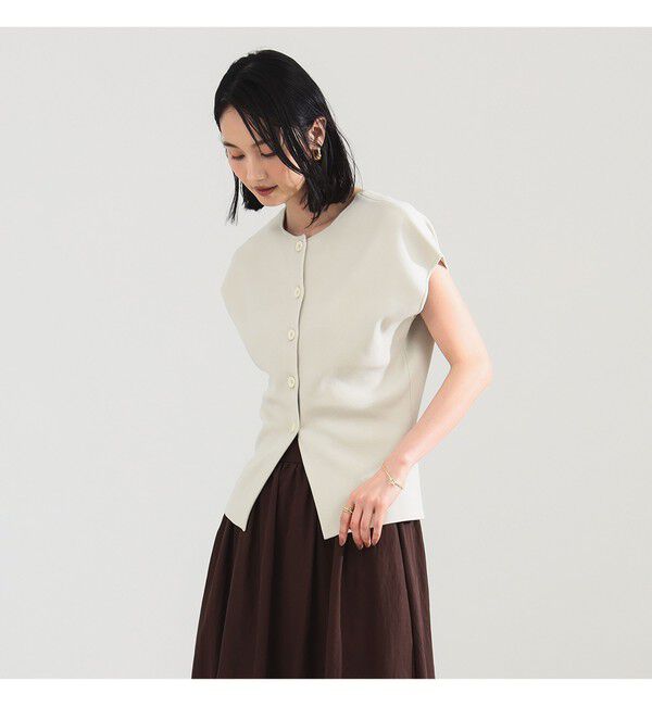 Demi-Luxe BEAMS 「2WAY フレンチ カーディガン プルオーバー」|ニット・セーター|
