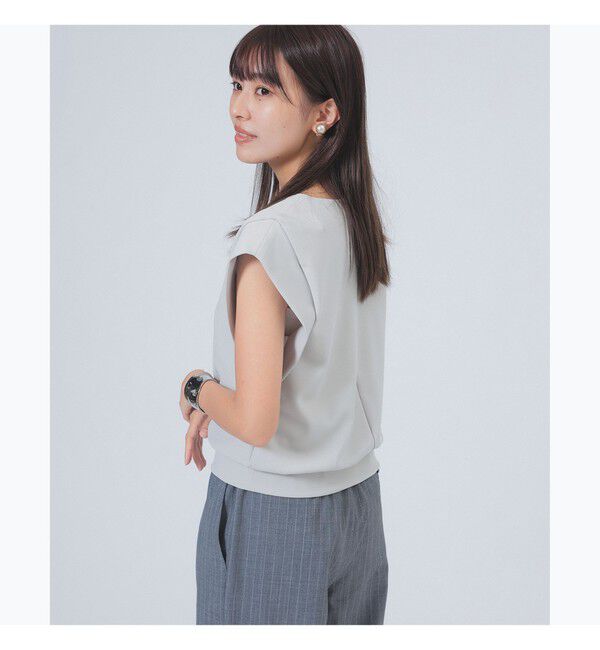 Demi-Luxe BEAMS 「ジョーゼット カットプルオーバー」|Tシャツ・カットソー|