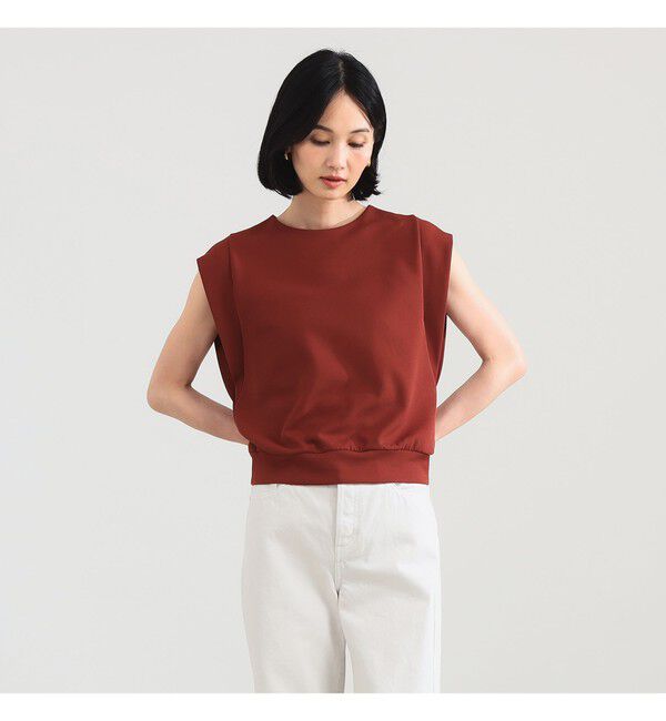 Demi-Luxe BEAMS 「ジョーゼット カットプルオーバー」|Tシャツ・カットソー|