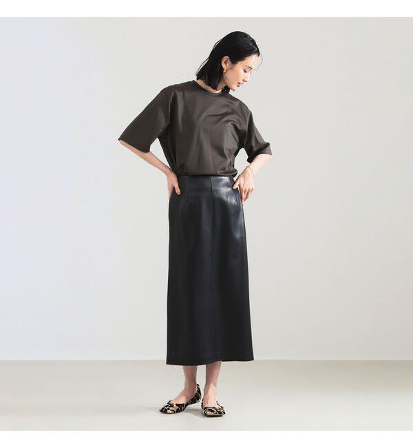 Demi-Luxe BEAMS 「ポンチ ハーフスリーブ Tシャツ」|Tシャツ・カットソー|