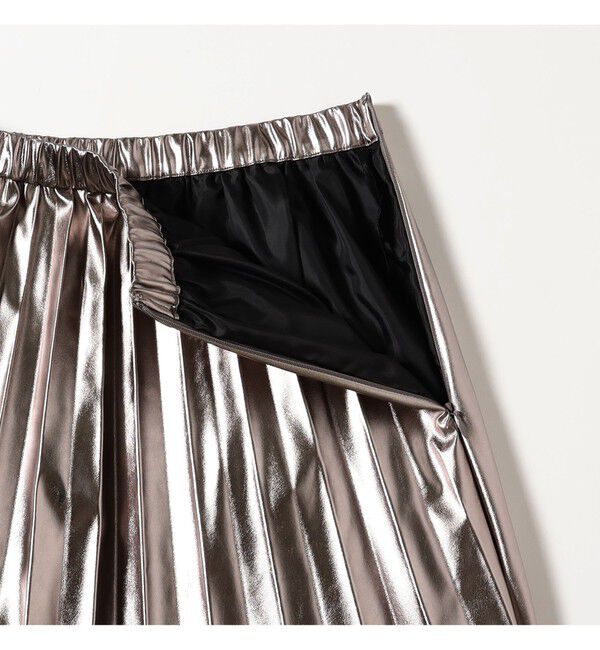 Ray BEAMS 「メタリックプリーツスカート」|スカート|
