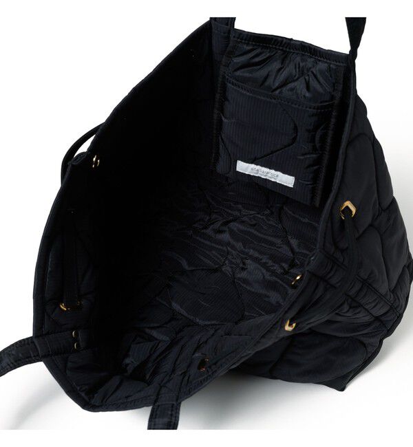 Demi-Luxe BEAMS 「sita parantica / クロア付き ナイロン キルト トートバッグ L」|トートバッグ|