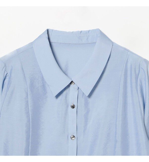 Ray BEAMS 「レース キリカエ フレア スリーブ シャツ」|シャツ・ブラウス|