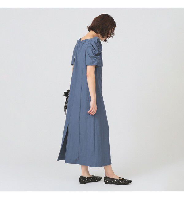 Ray BEAMS 「ギャザー パフスリーブ ワンピース」|ワンピース|