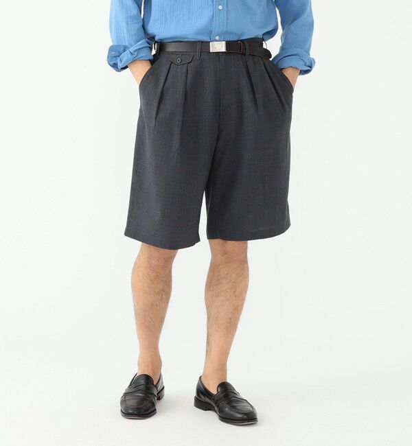 BEAMS「BEAMS PLUS / 2 Pleats Shorts Wool Tropical」|その他|