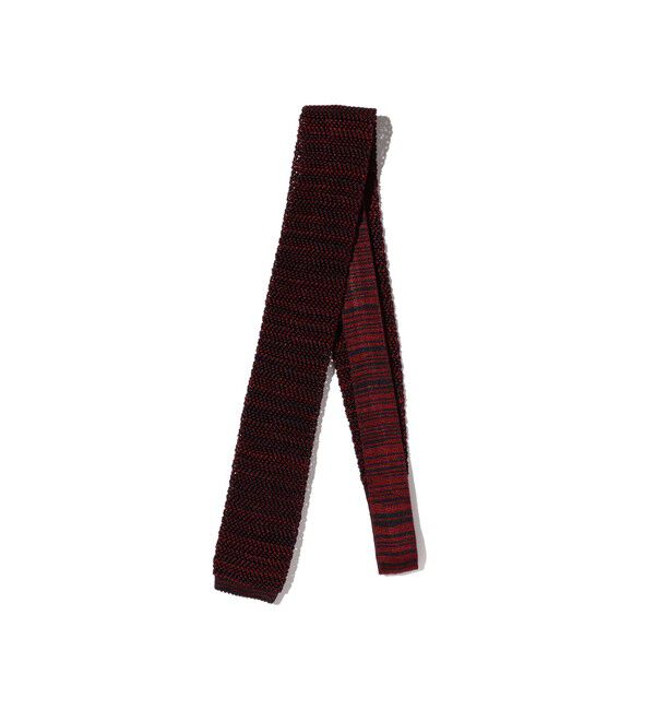 BEAMS PLUS「BEAMS PLUS / シルク ヘザー ニットタイ」|ネクタイ・蝶ネクタイ|RED