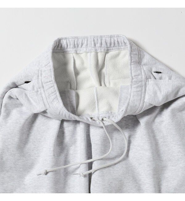 BEAMS「ワイドストレート ウィンドストップ スウェットパンツ」|チノ|