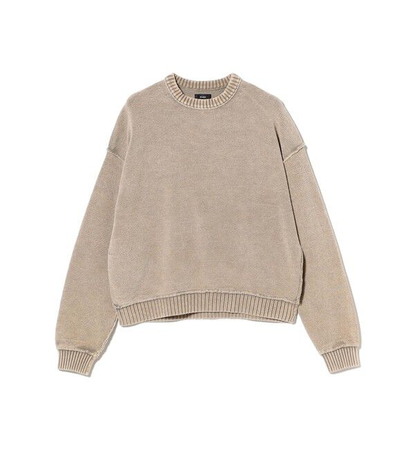 BEAMS「7ゲージ フェード クルーネック ニット」|ニット・セーター|
