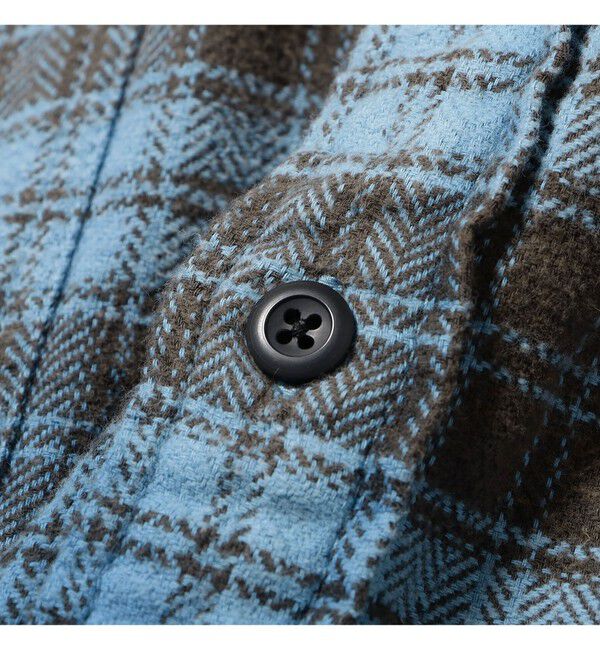 BEAMS「ワイドフィット フェード チェックシャツ」|シャツ・ブラウス|