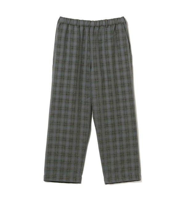 BEAMS「ブークレ チェック イージーパンツ」|チノ|