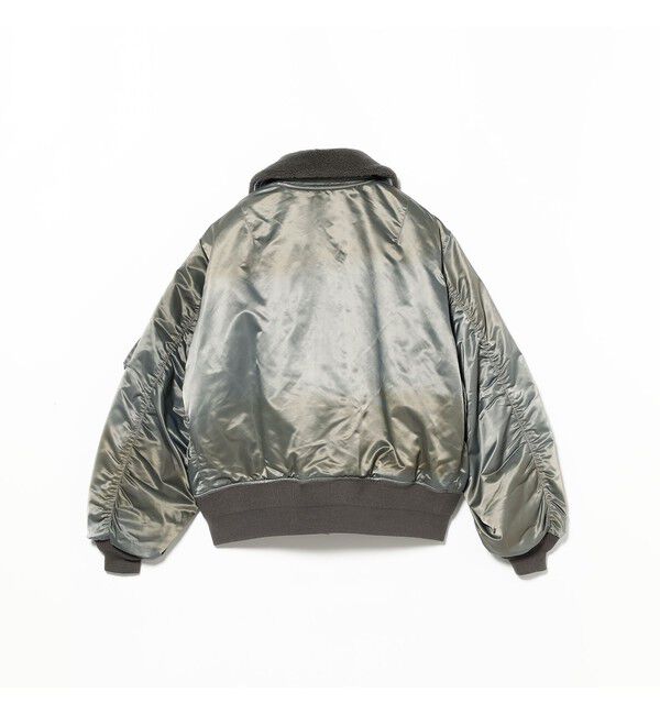 BEAMS「ワイドショートフィット B-15タイプ フライトジャケット」|ブルゾン・スタジャン|