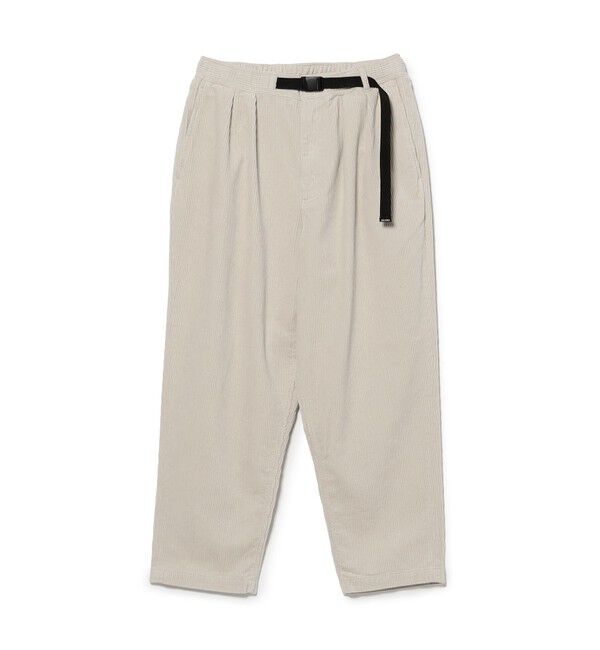 BEAMS「ワイドテーパード ウェービング  コーデュロイパンツ」|チノ|