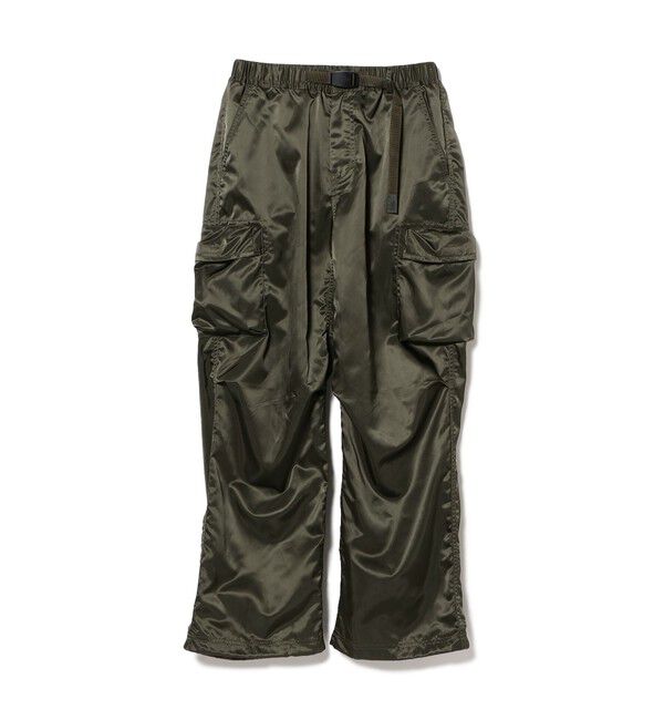 BEAMS「【別注】Gramicci / シャイニーナイロン 6ポケットパンツ」|チノ|KHAKI