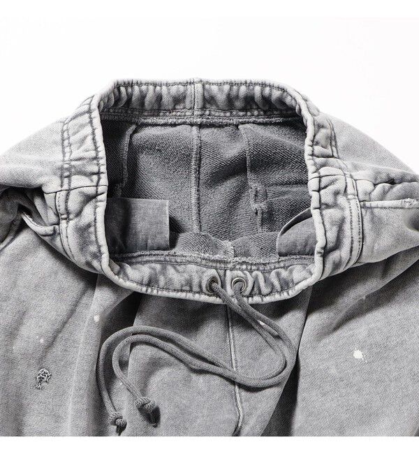 BEAMS「ワイドストレートフィット ダメージ スウェットパンツ」|チノ|