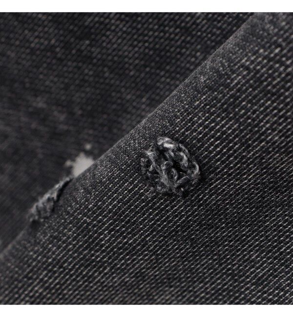 BEAMS「ワイドストレートフィット ダメージ スウェットパンツ」|チノ|