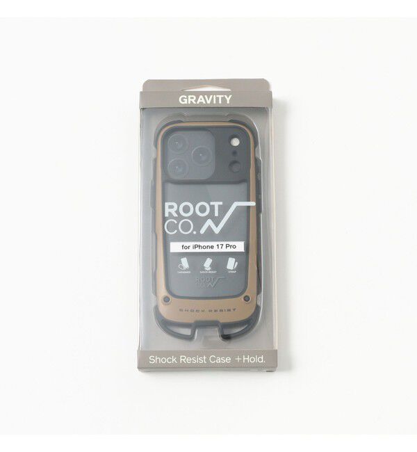 BEAMS「ROOT CO. / GRAVITY Shock Resist Case +Hold. iPhone 17Proケース」|モバイルケース|