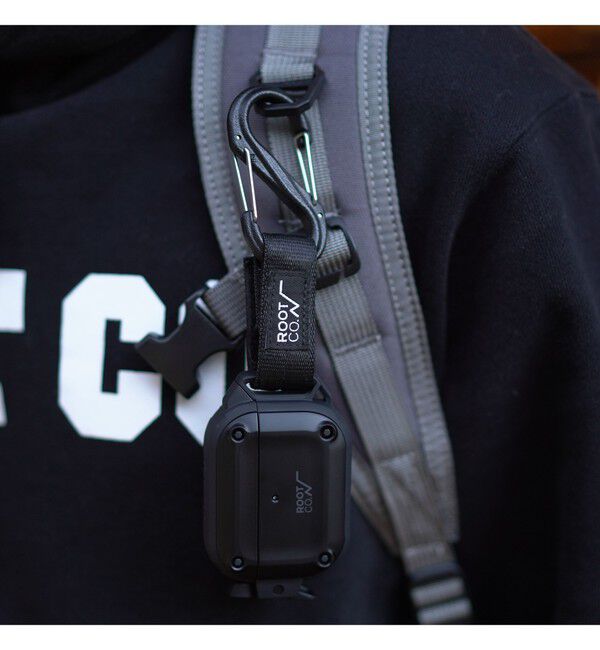 BEAMS「ROOT CO. / GRAVITY Shock Resist Case Pro. for AirPodsPro (第3世代) 専用ケース」|モバイルケース|BLACK