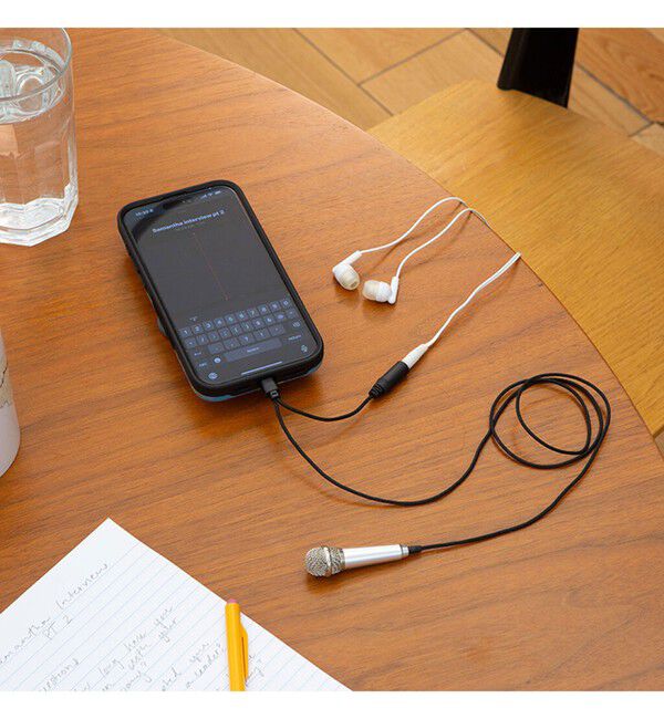 BEAMS「KIKKERLAND / Plug & Play Microphone」|モバイルケース|