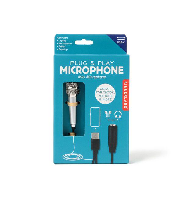 BEAMS「KIKKERLAND / Plug & Play Microphone」|モバイルケース|