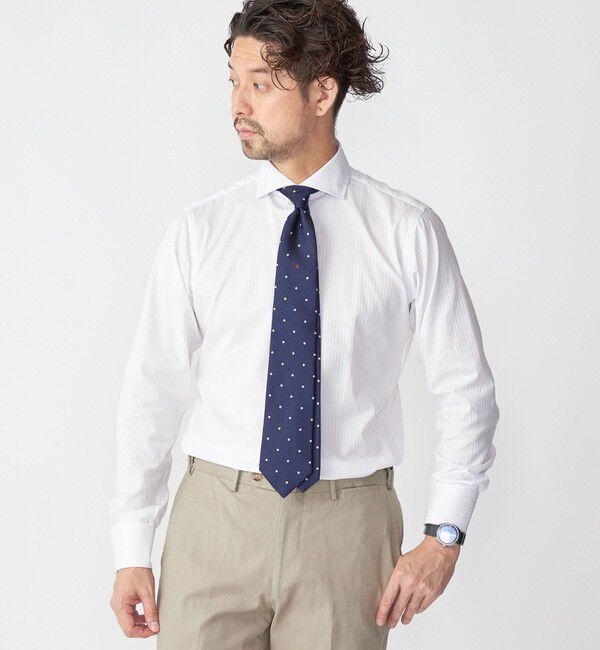 SHIPS「SHIPS: ワンポイント フラワー コモン ネクタイ」|ネクタイ・蝶ネクタイ|