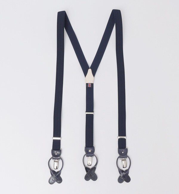 SHIPS「ALBERT THURSTON: 2.5cm ヘリンボーン サスペンダー」|サスペンダー|