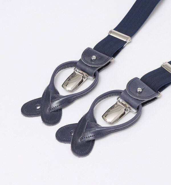 SHIPS「ALBERT THURSTON: 2.5cm ヘリンボーン サスペンダー」|サスペンダー|