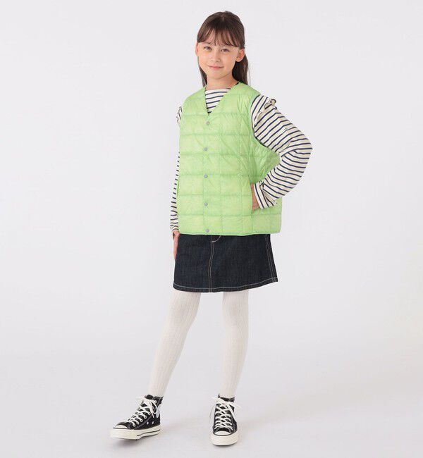 SHIPS KIDS「Lee:デニム オーバーオール スカート(130～150cm)」|スカート|