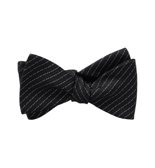 SHIPS「Puccini: フォーマル ピンストライプ 蝶ネクタイ」|ネクタイ・蝶ネクタイ|チャコールグレー