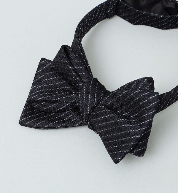 SHIPS「Puccini: フォーマル ピンストライプ 蝶ネクタイ」|ネクタイ・蝶ネクタイ|