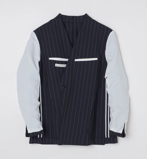 SHIPS「BATEAUX DE SHIPS: ウール/モヘヤ ダブルブレスト ジャケット」|テーラードジャケット|