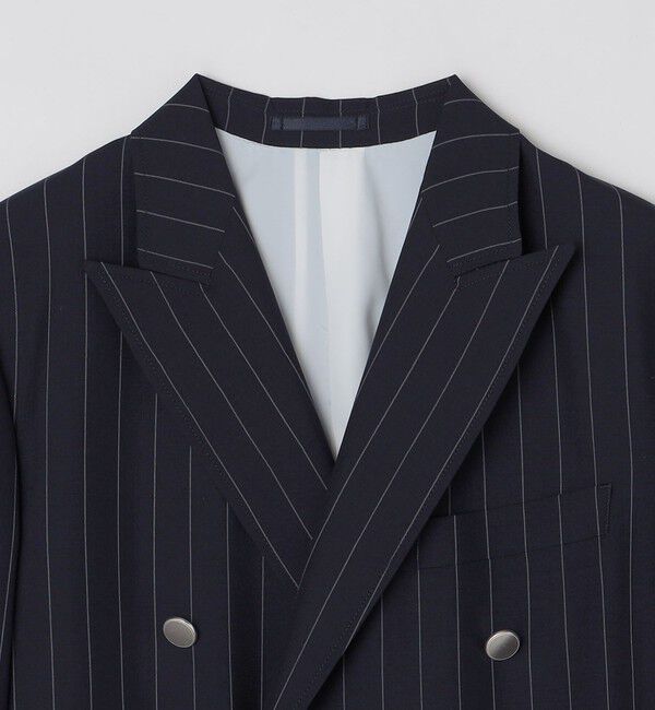 SHIPS「BATEAUX DE SHIPS: ウール/モヘヤ ダブルブレスト ジャケット」|テーラードジャケット|