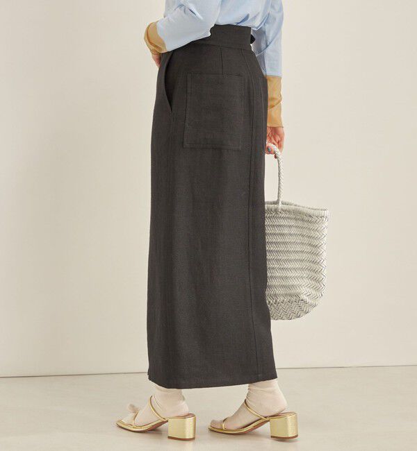 SHIPS for women「MANTECO 麻混 タイト ロング スカート◇」|スカート|