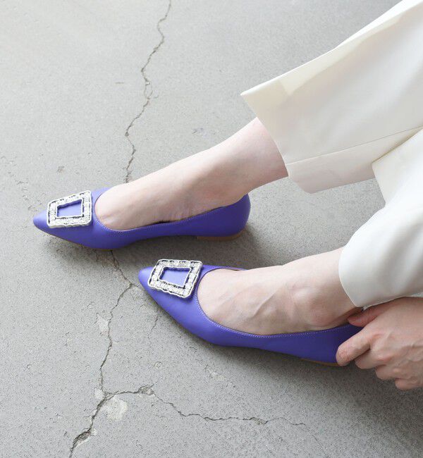 SHIPS for women「* ビジュー パンプス ◇」|パンプス|パープル