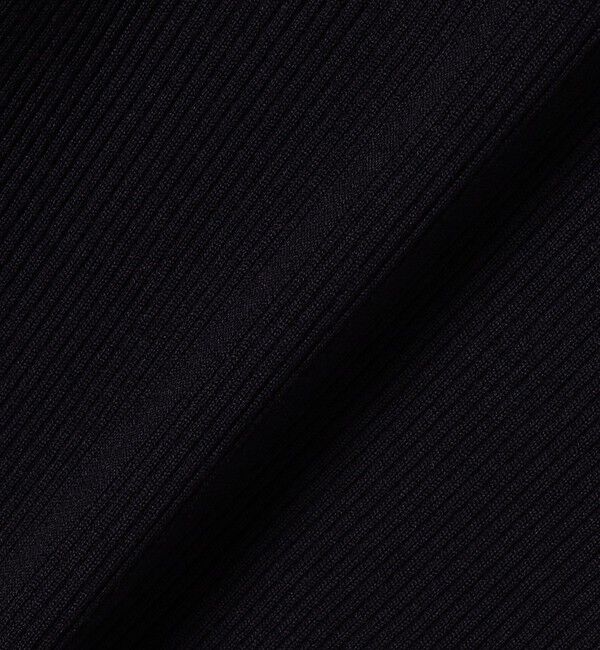 SHIPS for women「SHIPS Primary Navy Label:〈手洗い可能〉リブ クルーネック プルオーバー」|ニット・セーター|