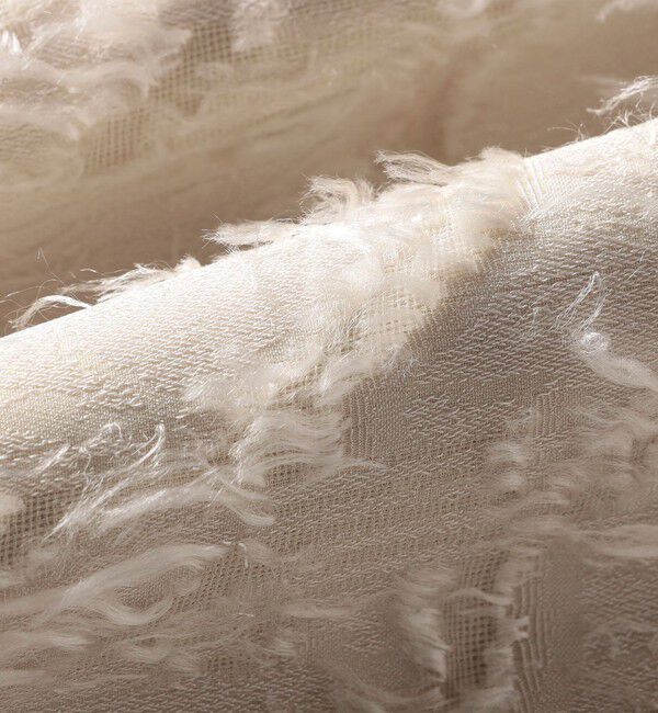 SHIPS for women「〈手洗い可能〉フリンジ ジャカード キャミ ワンピース 24SS」|ワンピース|