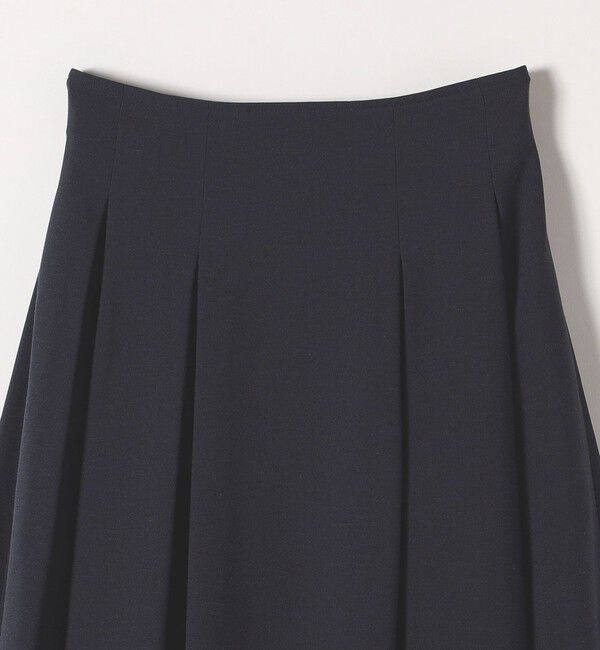 quaranciel「quaranciel:〈手洗い可能〉クリスピー リネン タック フレア スカート（セットアップ対応）」|スカート|