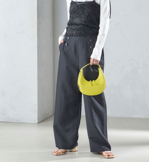 SHIPS for women「麻混 ヘリンボーン マリンパンツ 24SS ◆」|その他|