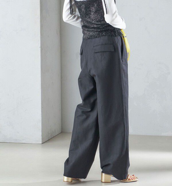 SHIPS for women「麻混 ヘリンボーン マリンパンツ 24SS ◆」|その他|