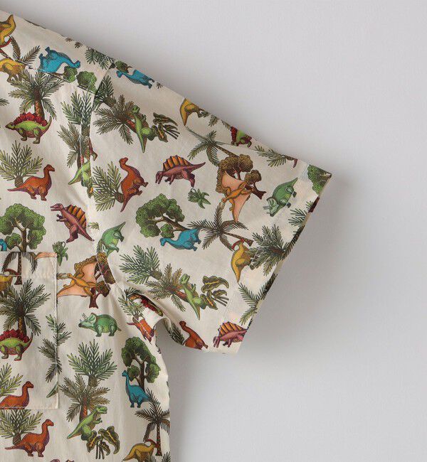 SHIPS KIDS「SHIPS KIDS:100～130cm / リバティ プリント 半袖 シャツ」|シャツ・ブラウス|