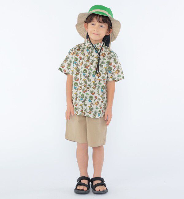 SHIPS KIDS「SHIPS KIDS:100～130cm / リバティ プリント 半袖 シャツ」|シャツ・ブラウス|