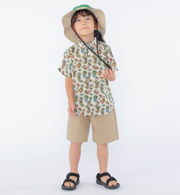 SHIPS KIDS「SHIPS KIDS:100～130cm / リバティ プリント 半袖 シャツ」|シャツ・ブラウス|