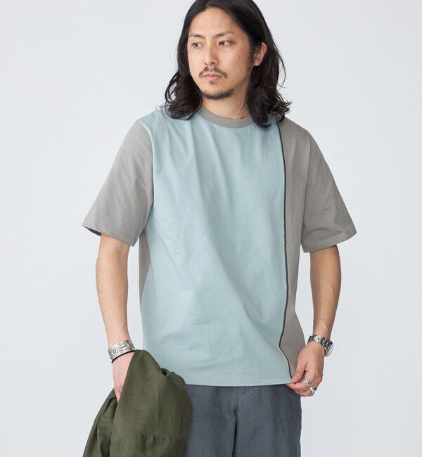 SHIPS「SHIPS: スイッチ パネル Tシャツ」|Tシャツ・カットソー|