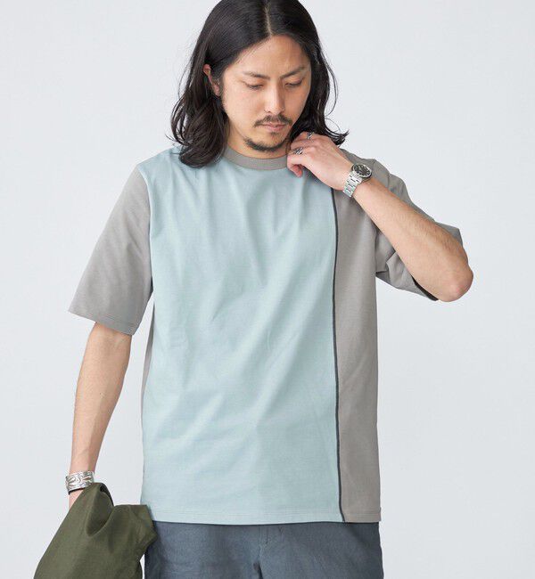 SHIPS「SHIPS: スイッチ パネル Tシャツ」|Tシャツ・カットソー|