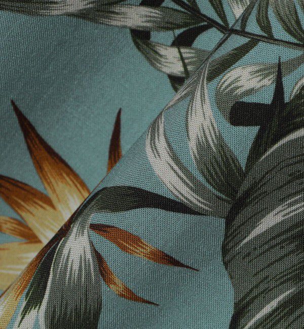 SHIPS Colors 「SHIPS Colors:〈洗濯機可能〉レーヨン プリント オープンカラー シャツ」|シャツ・ブラウス|