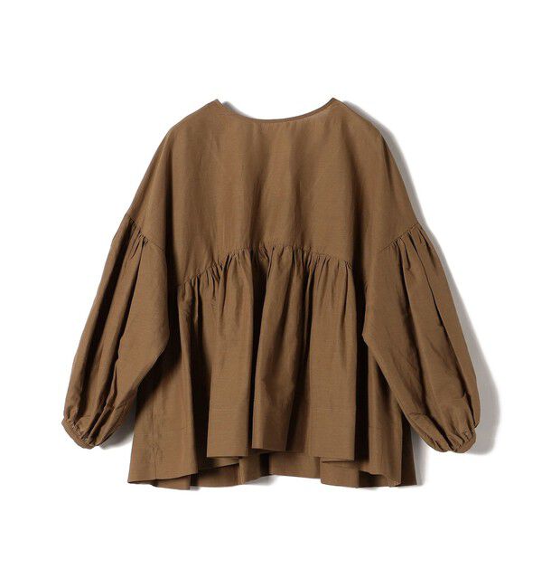 SHIPS for women「marmors:〈手洗い可能〉:ボリューム ギャザー ブラウス」|シャツ・ブラウス|