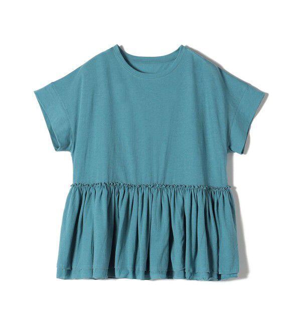 SHIPS for women「〈接触冷感〉コットン ナイロン ペプラム プルオーバー」|Tシャツ・カットソー|