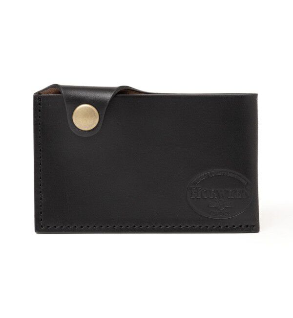 SHIPS any「SHIPS any: HORWEEN タブ付き カードケース」|名刺入れ・カードケース|ブラック