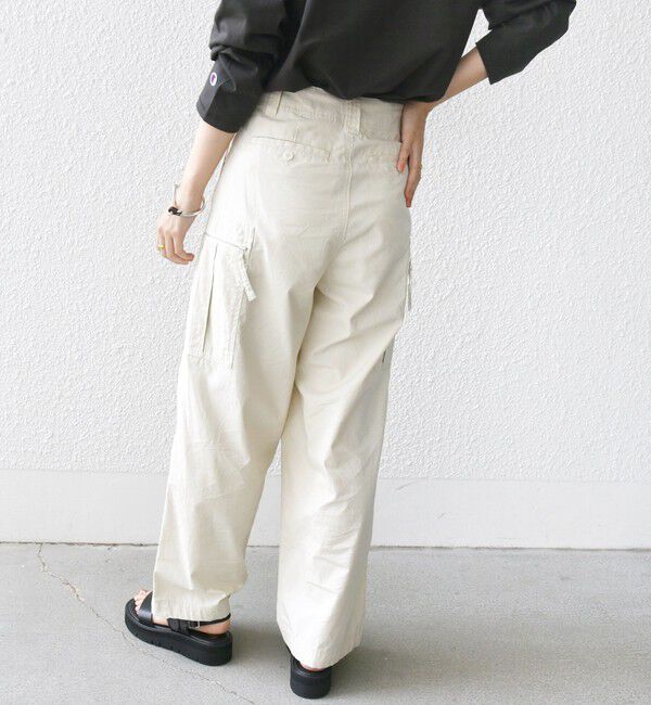 SHIPS for women「〈手洗い可能〉裾 ドロスト カーゴ パンツ 3」|カーゴ|